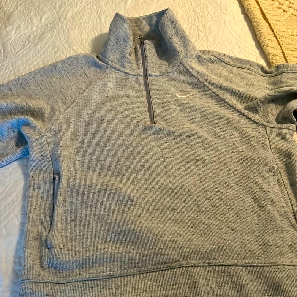NIKE | Cute Cropped Loose 3/4 Sweatshirt